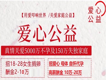于都捐卵助孕生子 爱心志愿者招募